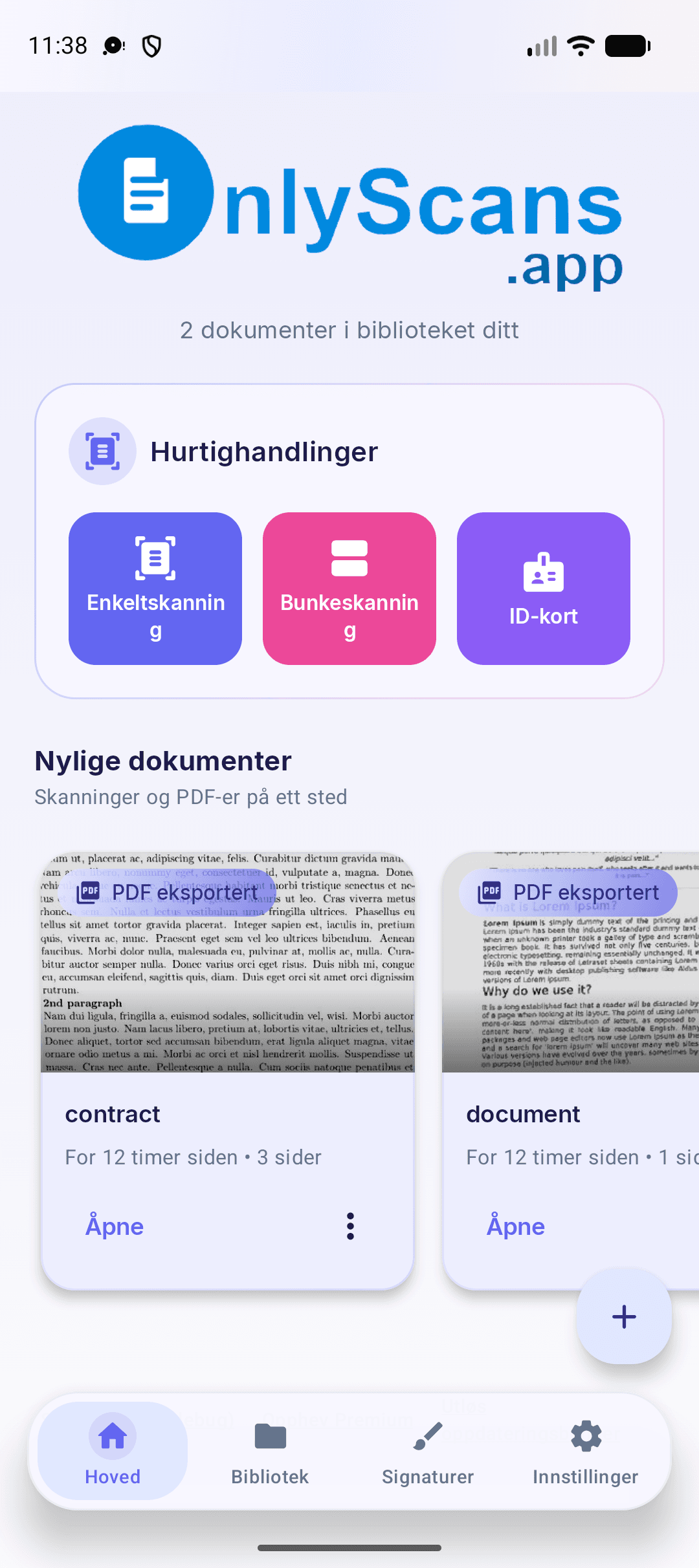 OnlyScans — PDF-skanner for Android