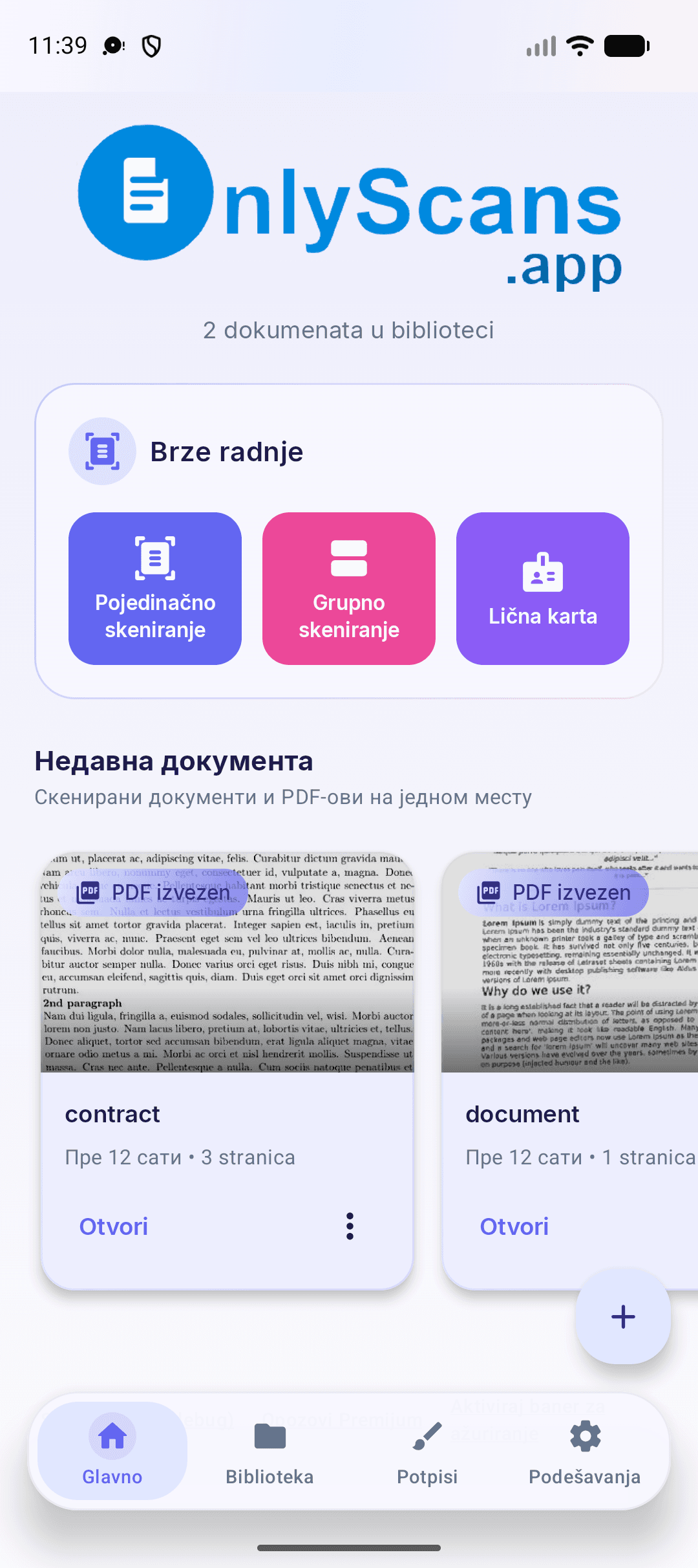 OnlyScans — PDF skener za Android